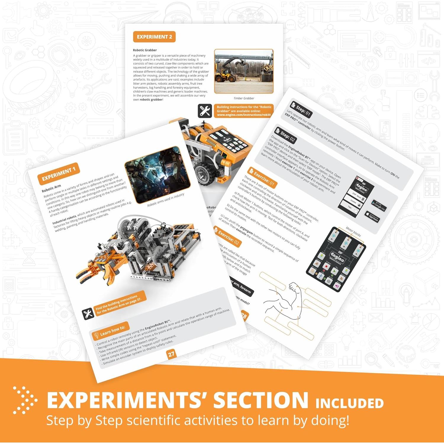 Kit de Robótica Programable Engino Coding Lab ERP Pro - 3 Motores y Sensores