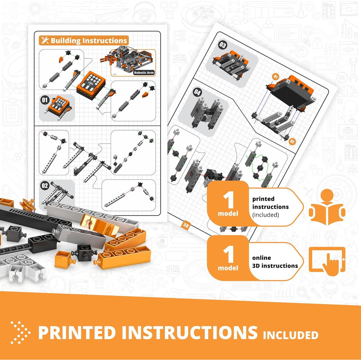 Kit de Robótica Programable Engino Coding Lab ERP Pro - 3 Motores y Sensores