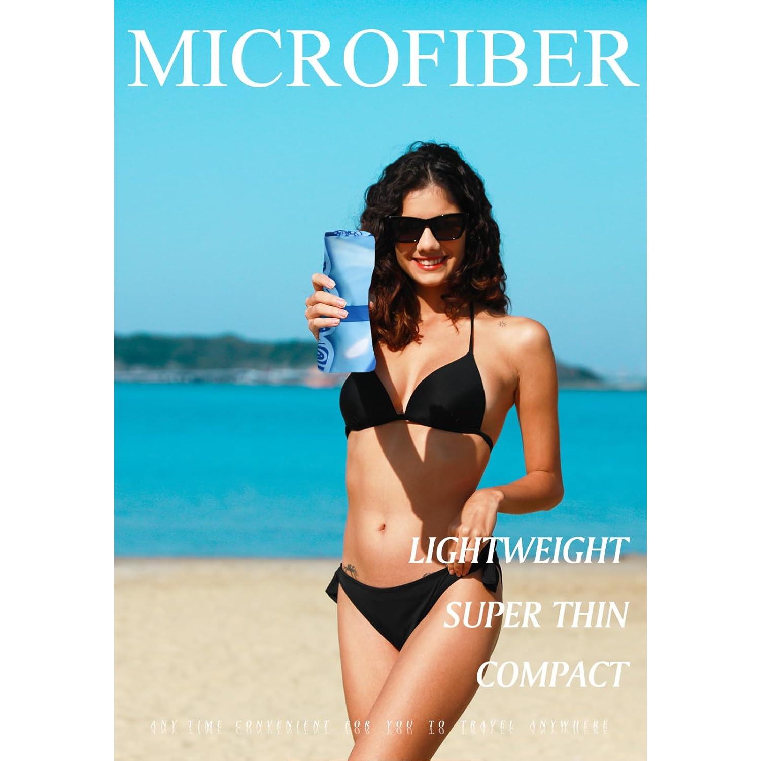 Toallas de Playa Microfibra Yongoes 4 Piezas 81x180 cm