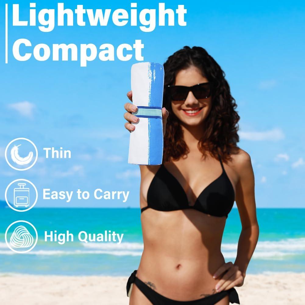 Toalla de Playa Microfibra Widdonen 81x180 cm Secado Rápido