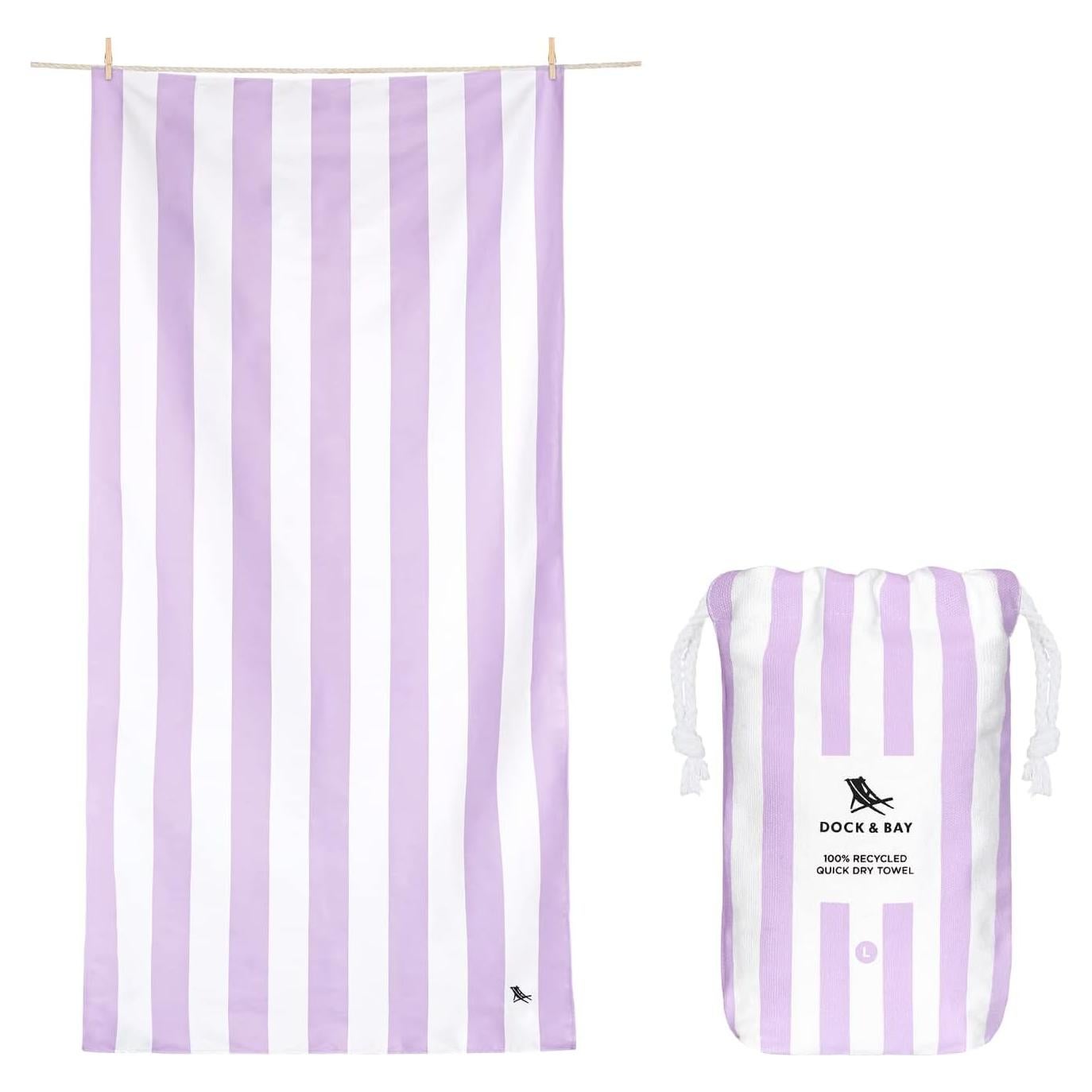 Toalla de Playa Dock & Bay Grande 160x90cm - Secado Rápido