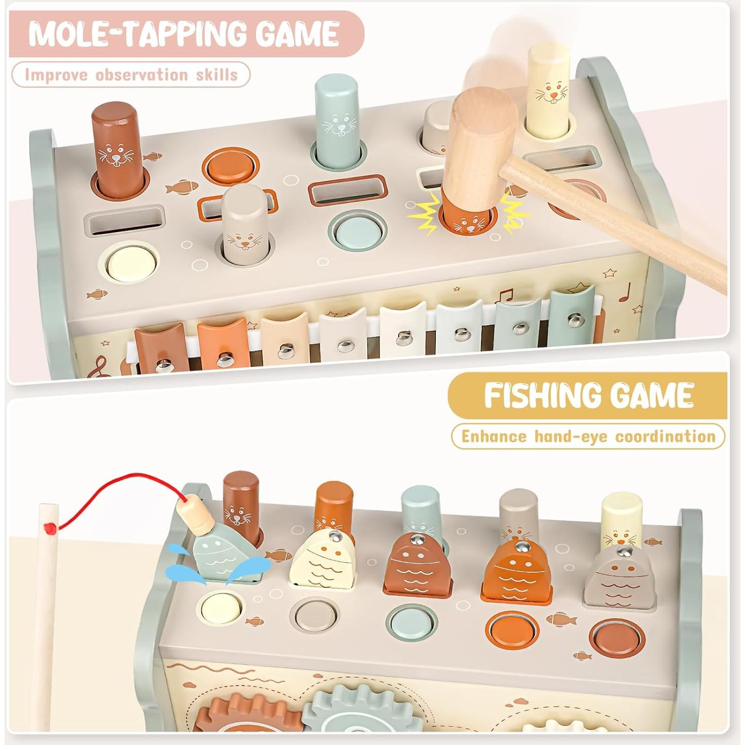 Juguete Montessori Joyreal de Madera para Niños 1-3 Años