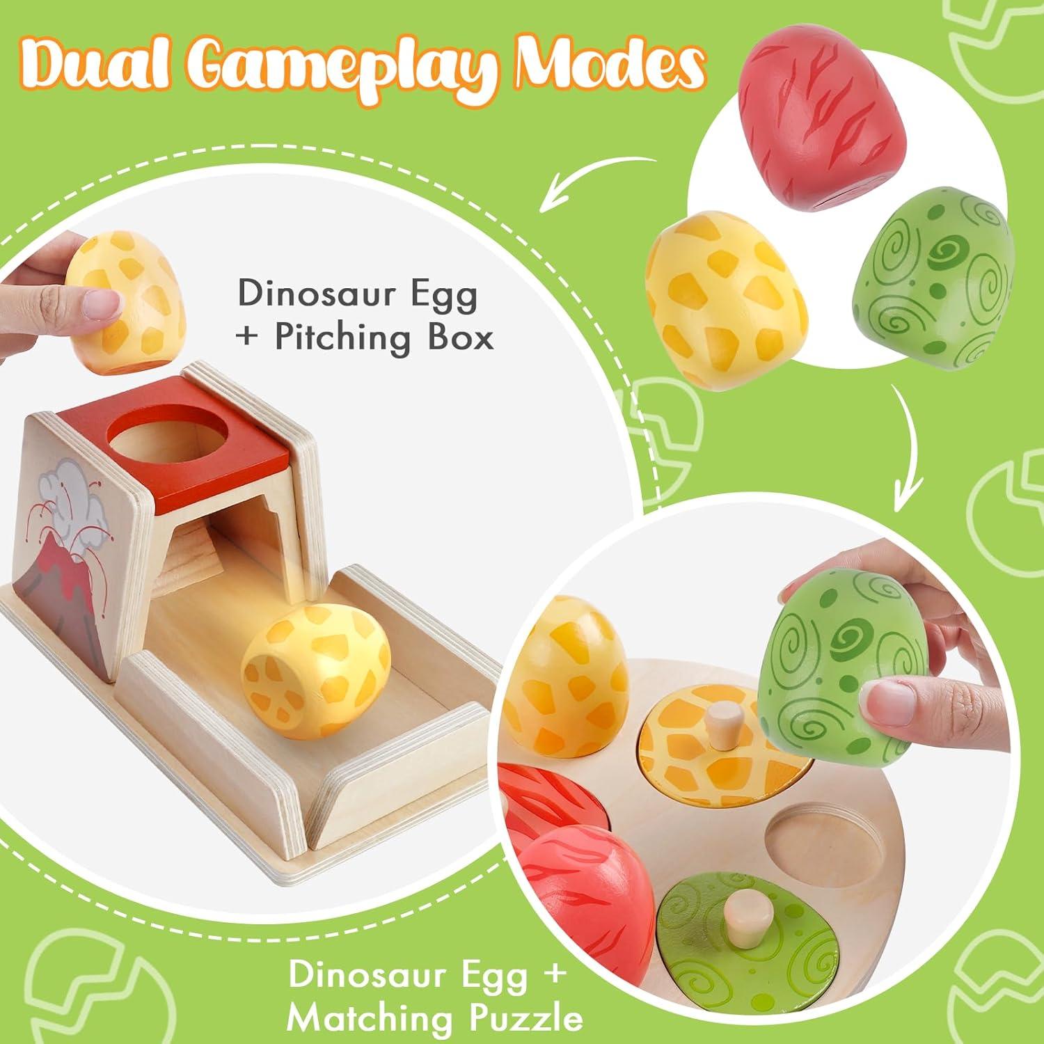 Juguetes Montessori Wuzhineisn de Madera para Bebés 6-18 Meses