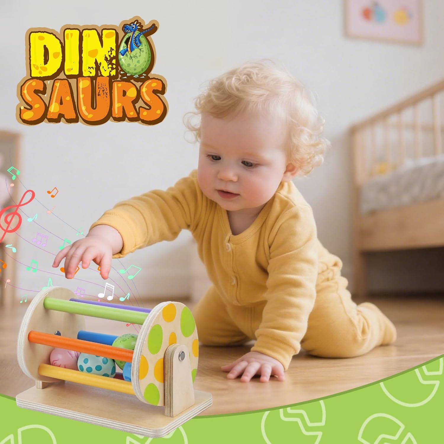 Juguetes Montessori Wuzhineisn de Madera para Bebés 6-18 Meses