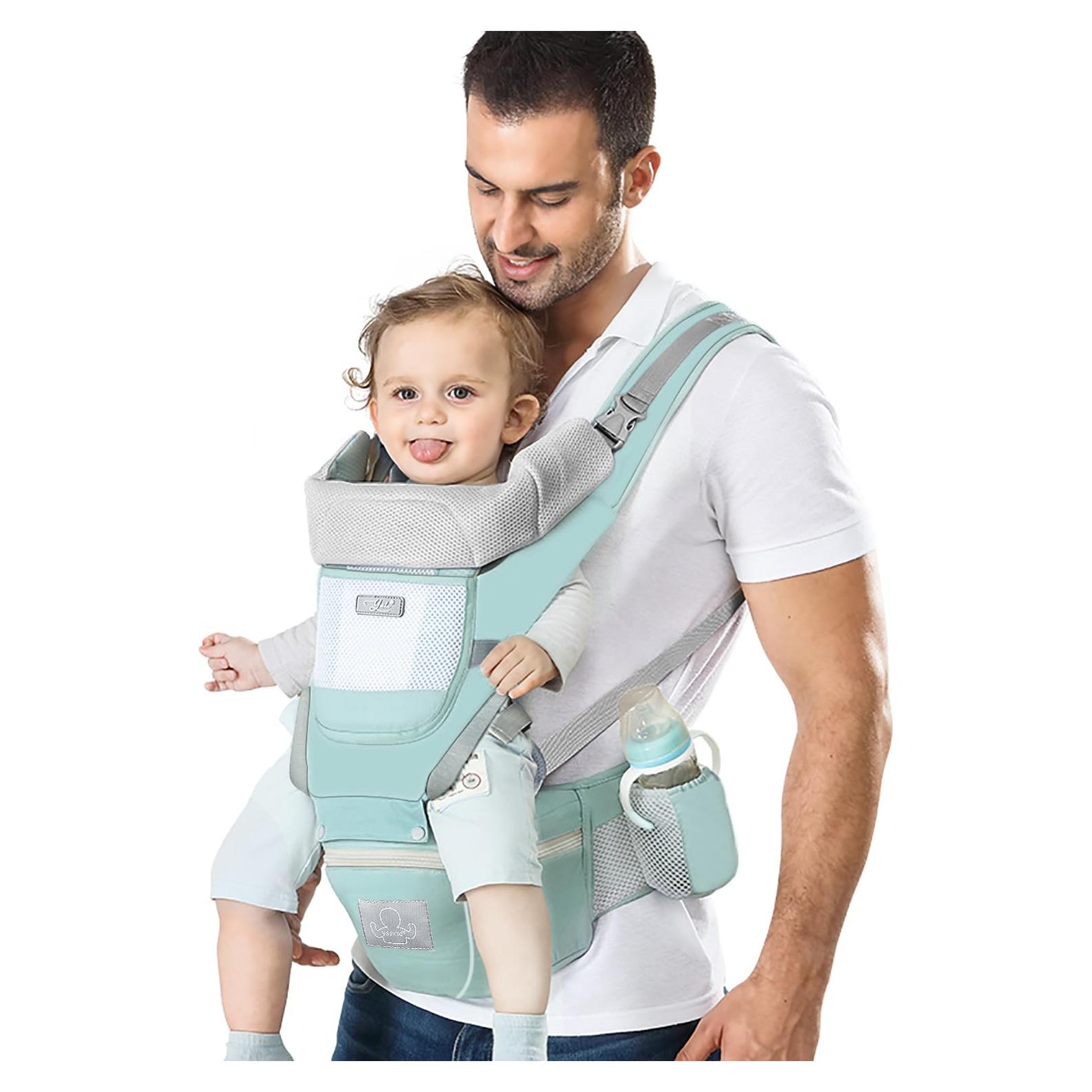 Portabebés Ergonómico YSSKTC Verde 6 en 1 3-20 kg