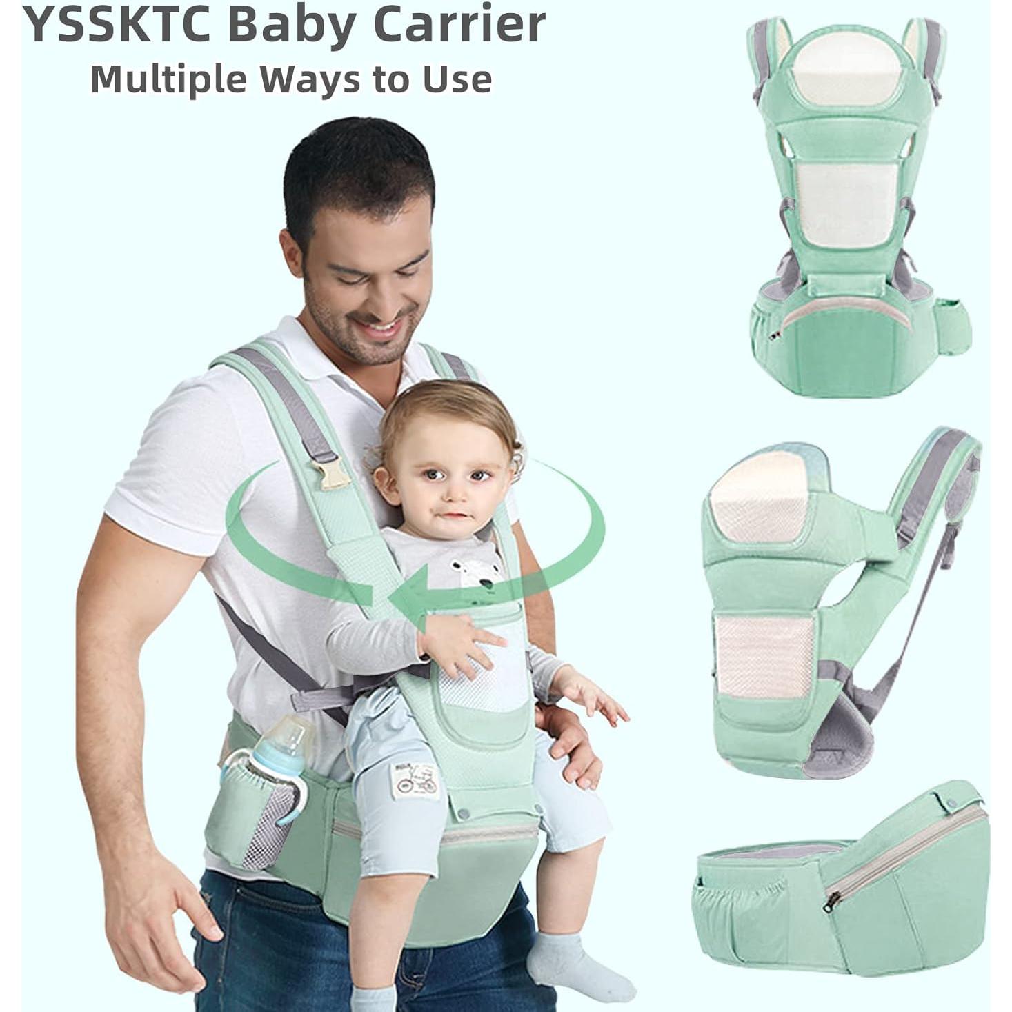 Portabebés Ergonómico YSSKTC Verde 6 en 1 3-20 kg