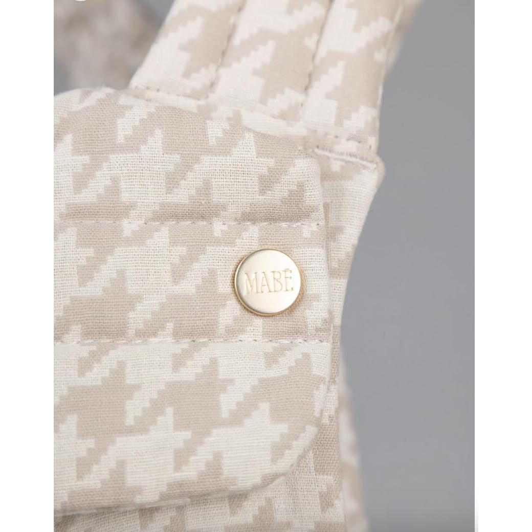 Portabebés Mabē Monarch Algodón Houndstooth 3.2-15.9 kg