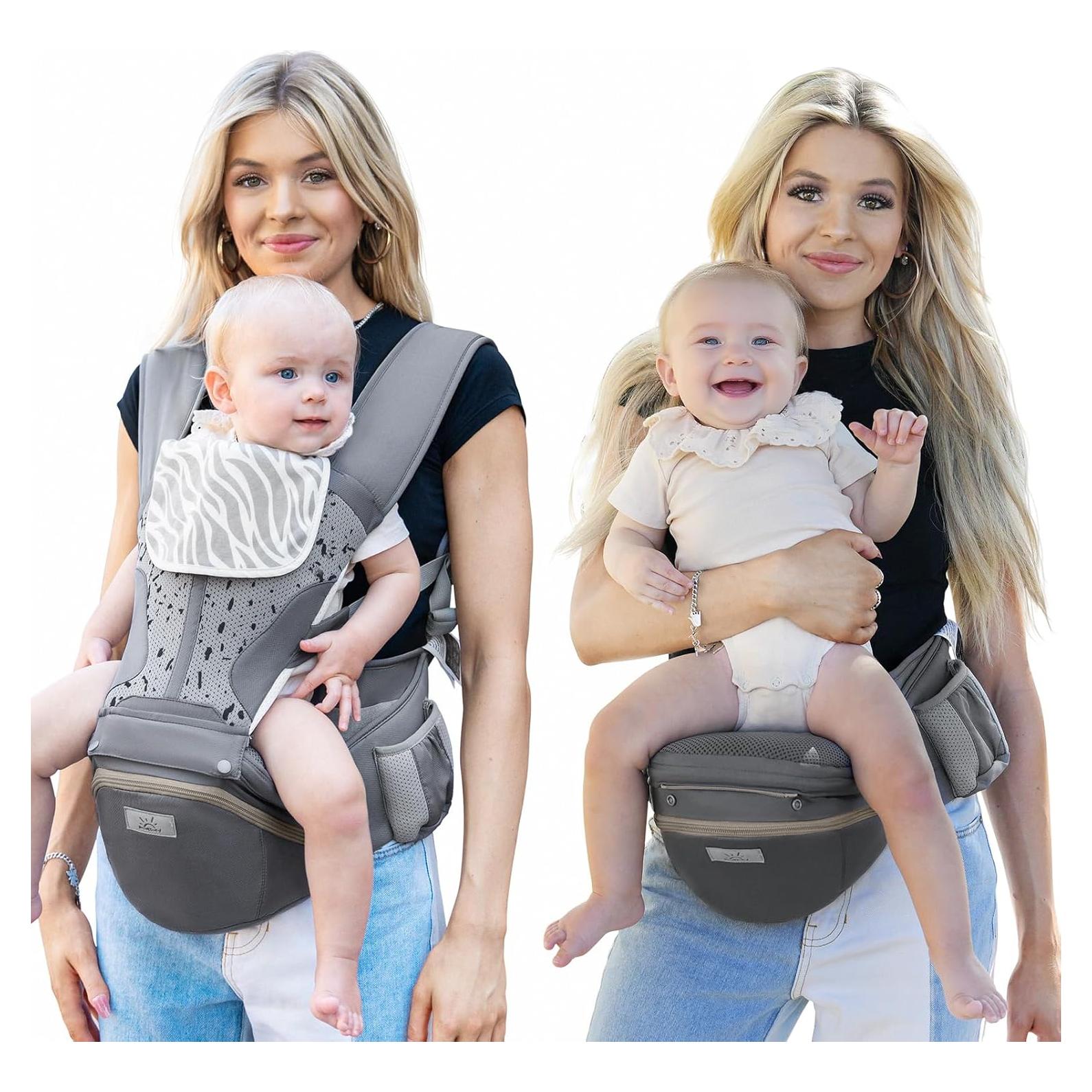 Portabebés Pro MOMTORY 6-en-1 Ergonómico para 3.2-22.7kg