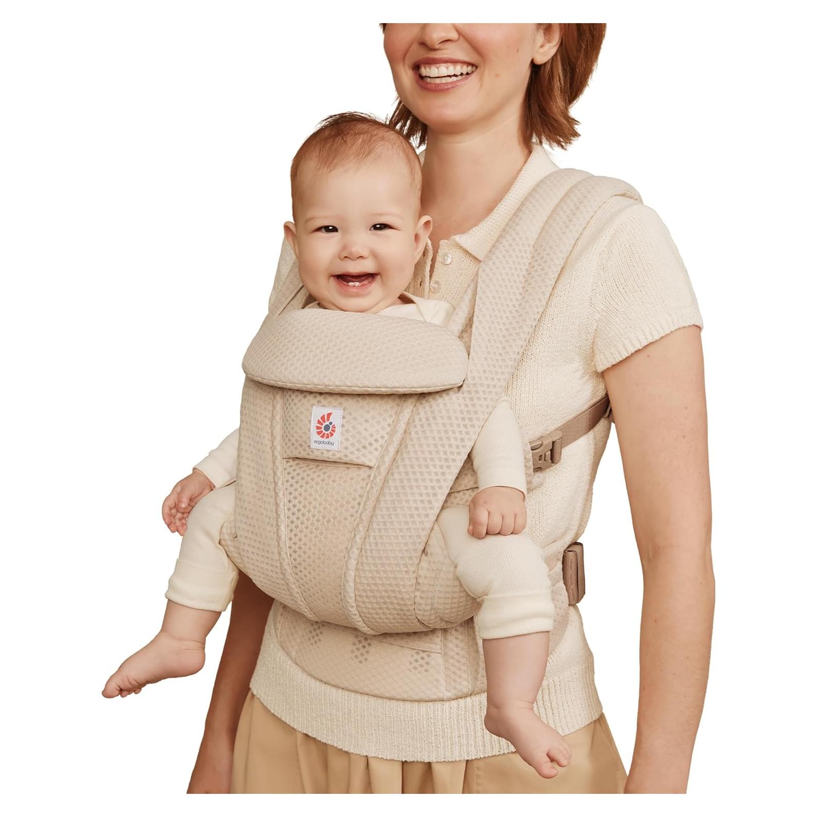 Portabebés Ergobaby Omni Deluxe Malla Beige Natural 3.18-20.41 kg