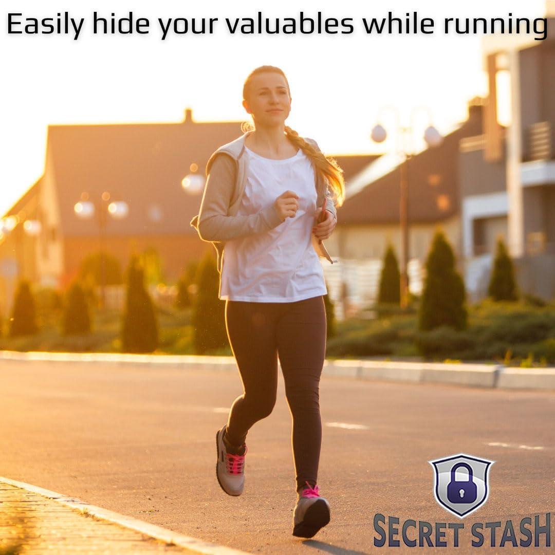 Cinturón de Dinero de Seguridad Secret Stash Mediano Negro