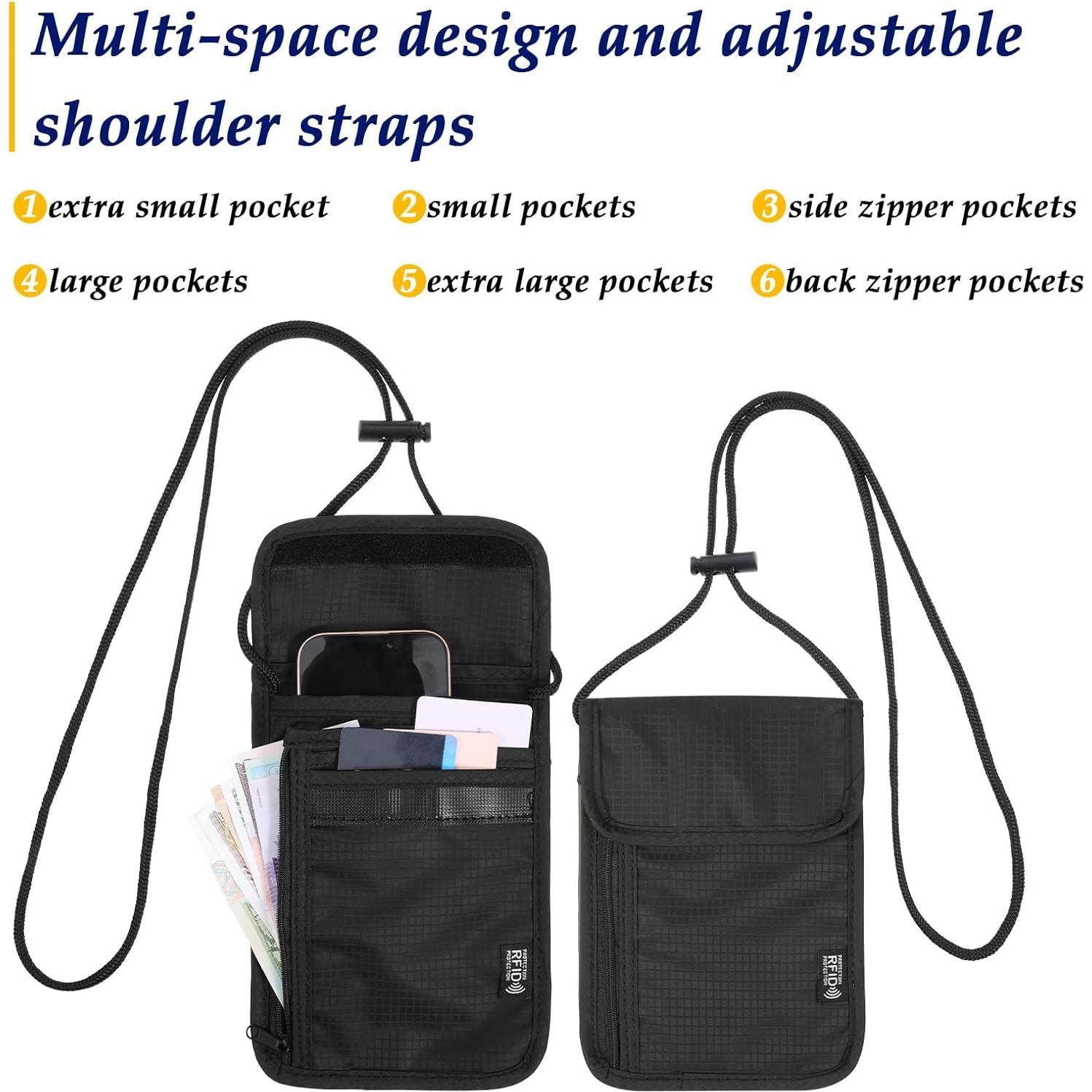 Portafolio de Viaje con Bloqueo RFID Bruislard Negro