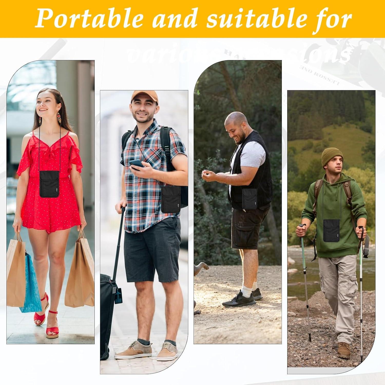 Portafolio de Viaje con Bloqueo RFID Bruislard Negro