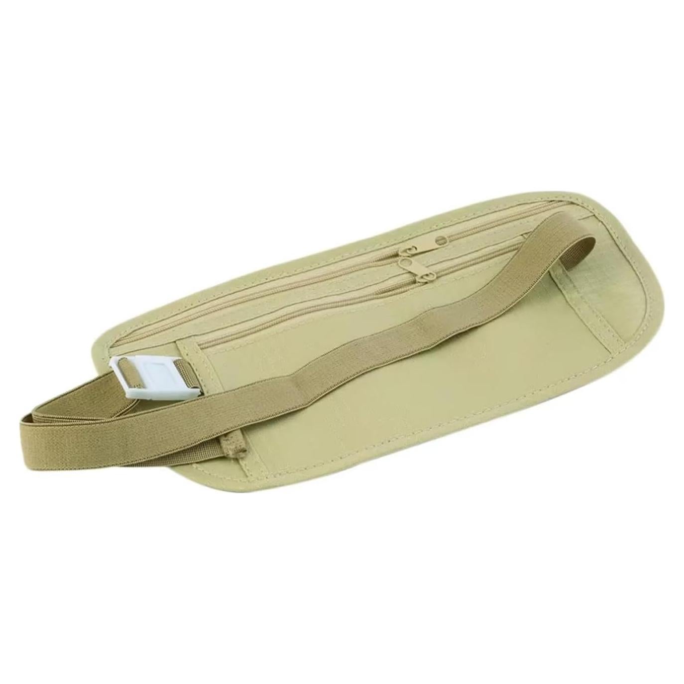 Cinturón de Dinero Kovek Beige para Viajes - Seguridad y Comodidad