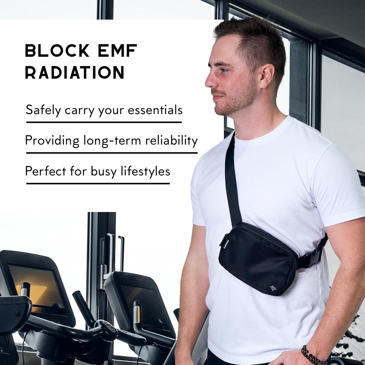 Bolsa Faraday RadEnergy Unisex 25.4x17.8cm Nylon Negro