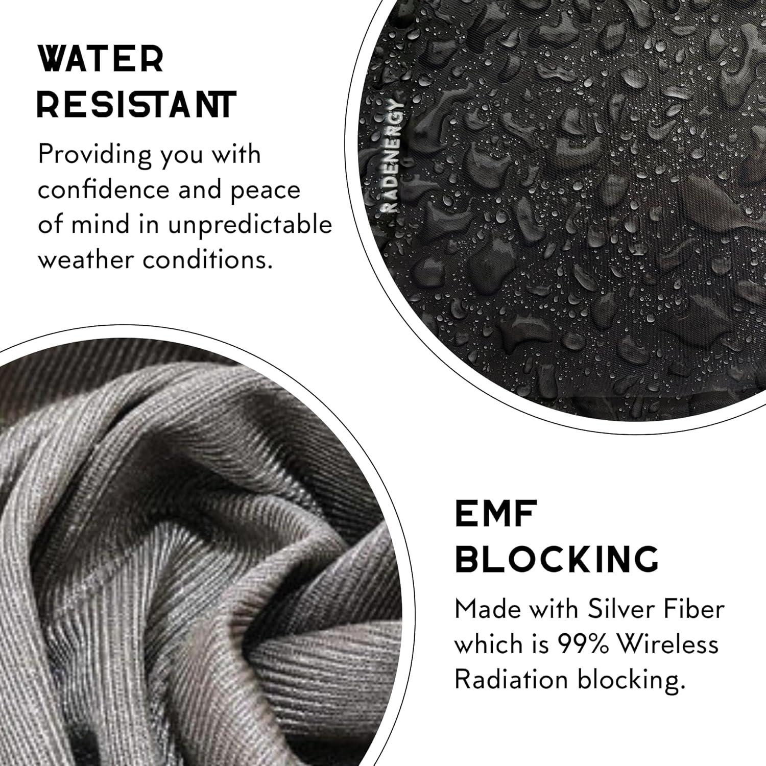 Bolsa Faraday RadEnergy Unisex 25.4x17.8cm Nylon Negro