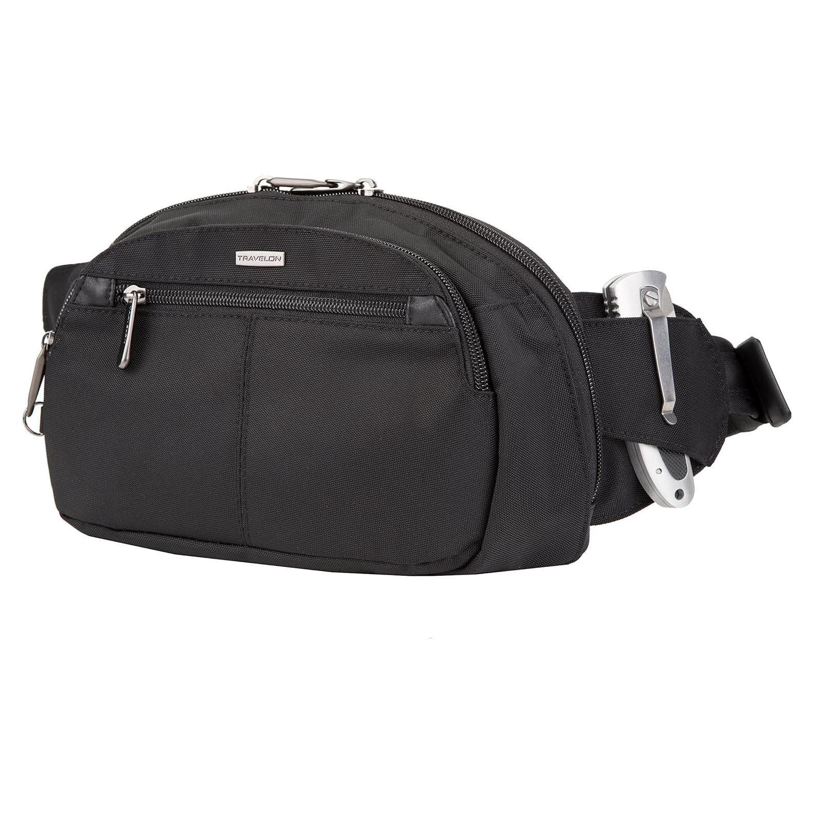 Bolsa de Cintura Antirrobo Travelon 43050 500 Negra