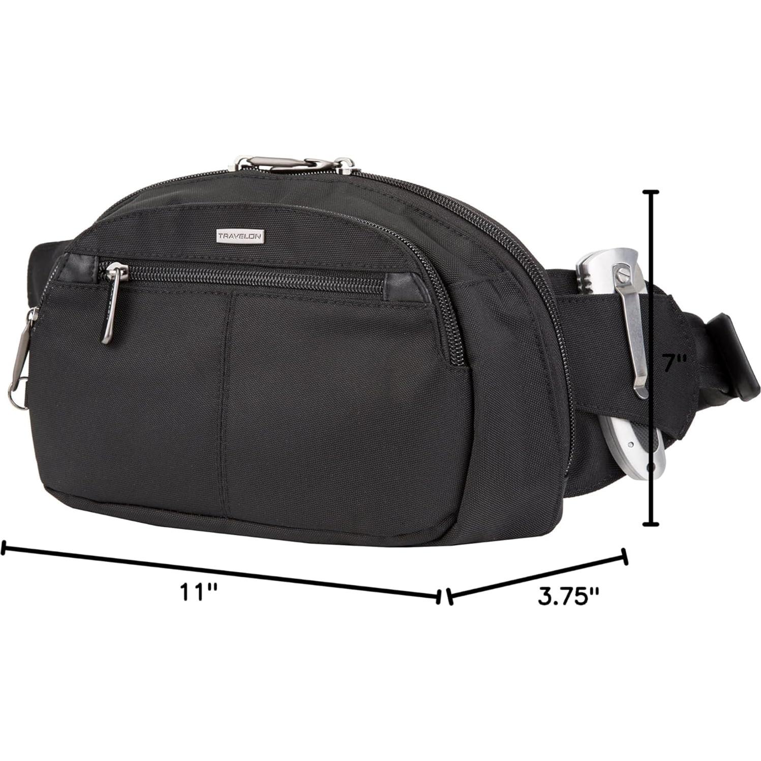 Bolsa de Cintura Antirrobo Travelon 43050 500 Negra
