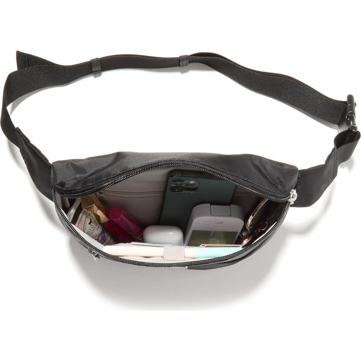 Bolsa de Cintura Baggallini con RFID y Correa Ajustable 23.9x15cm