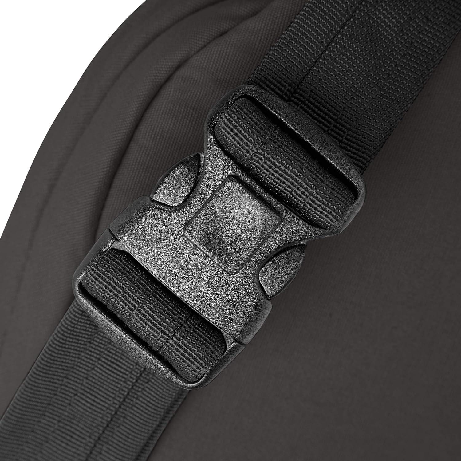 Bolsa de Cadera Antirrobo Travelon Origin Negra 25.4x13.9 cm