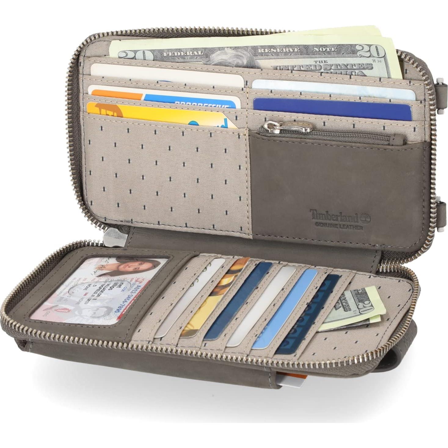 Bolso cruzado de cuero RFID Timberland para mujeres - Castlerock