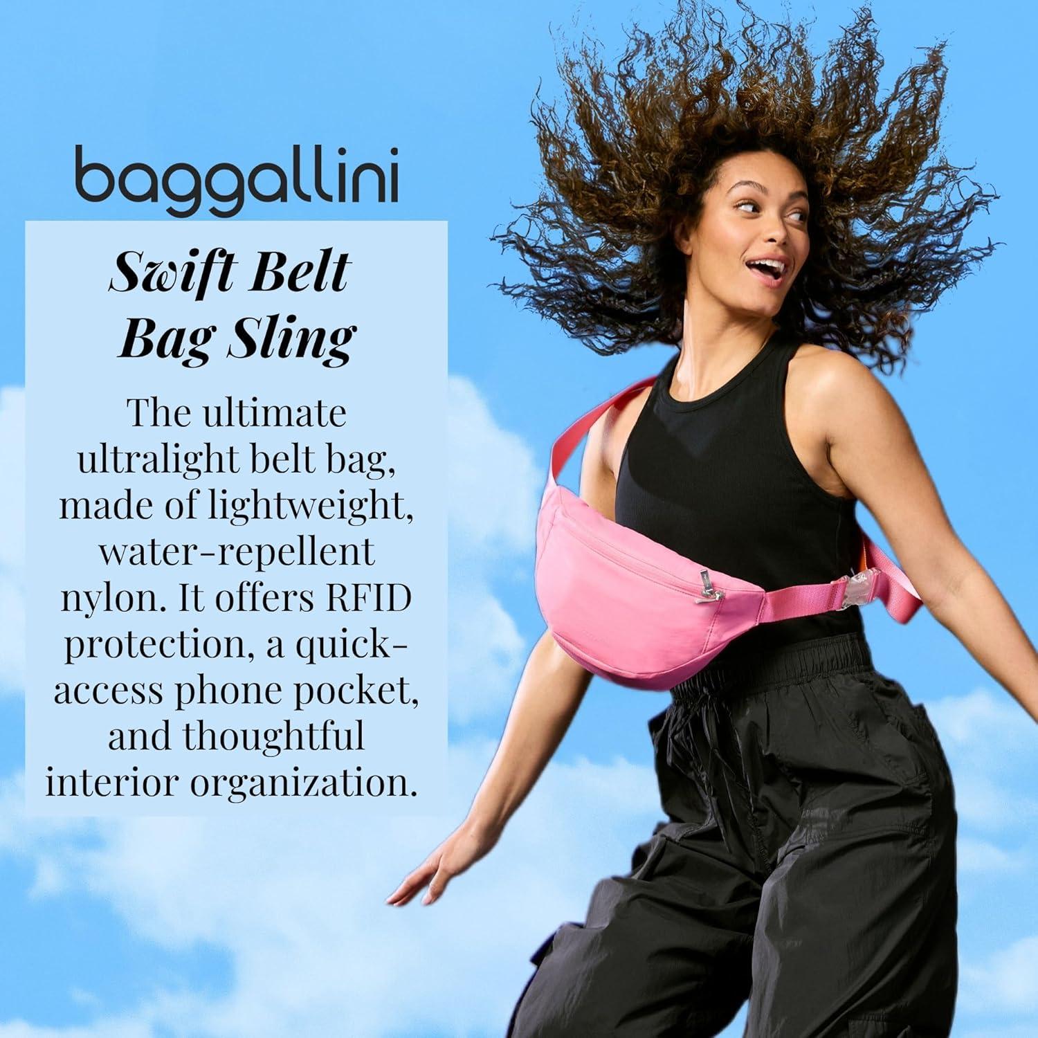 Riñonera Baggallini Cruzada Ligera 30.5x17.8cm con RFID