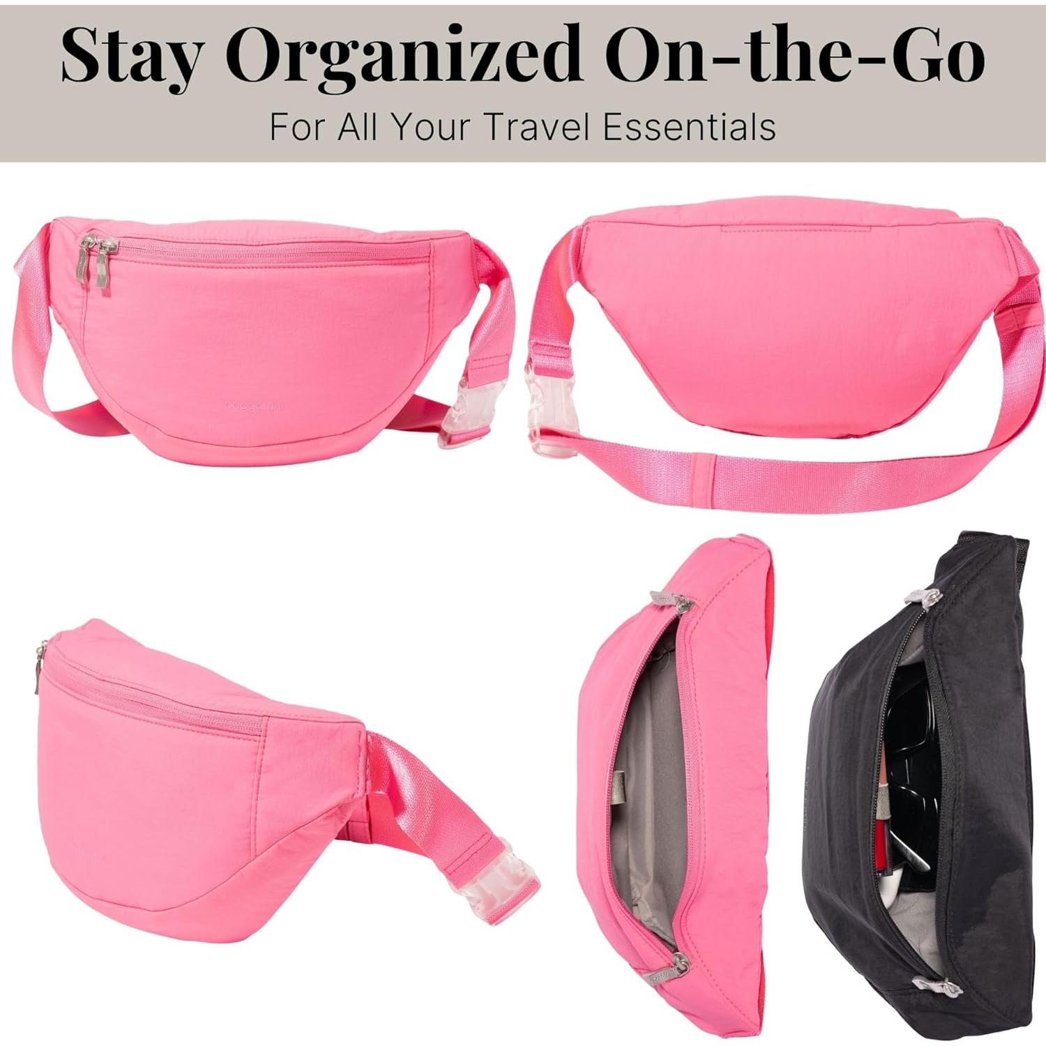 Riñonera Baggallini Cruzada Ligera 30.5x17.8cm con RFID