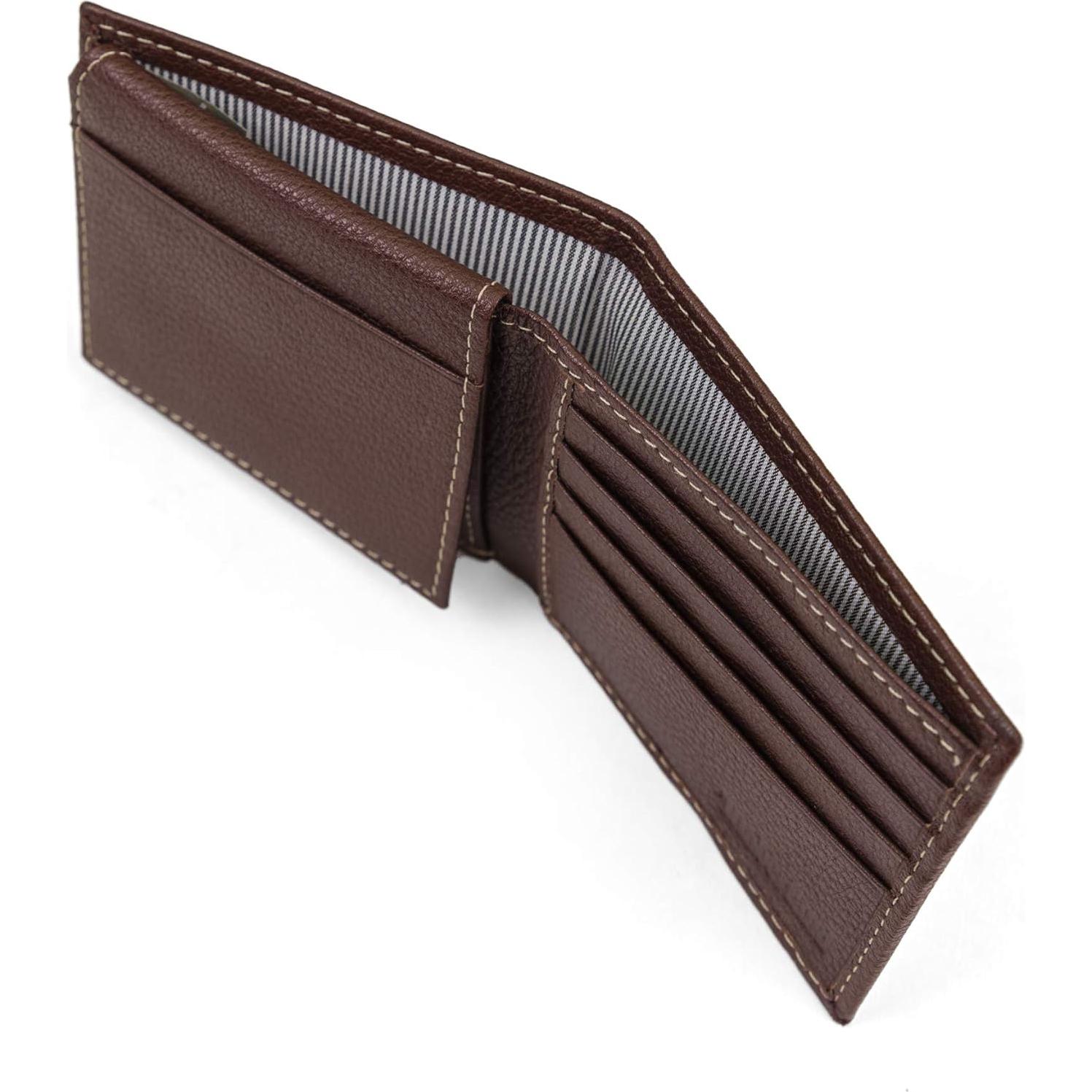 Billetera de Cuero Timberland para Hombre con Bolsillo Plegable