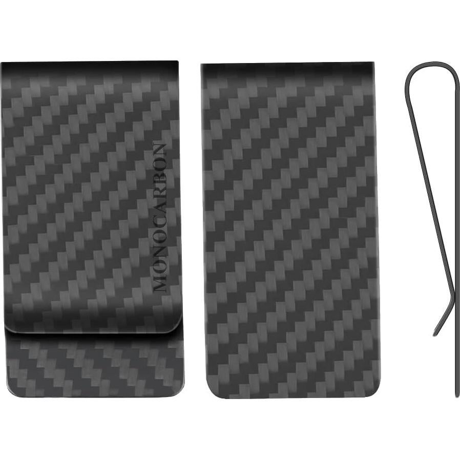 Clip de Dinero MONOCARBON de Fibra de Carbono Minimalista