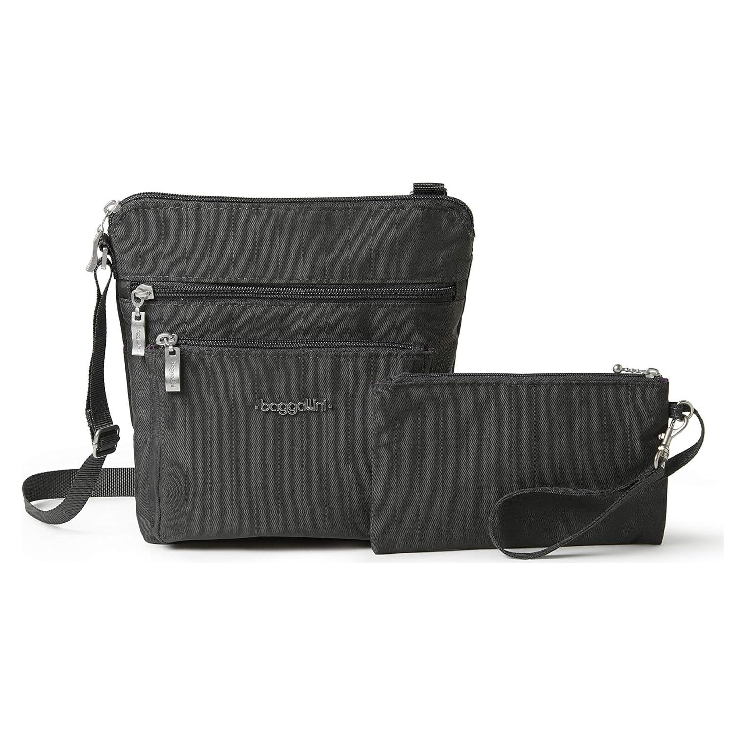 Bolso Cruzado Baggallini Pocket Mujer 21.6x21.6cm Ligero RFID