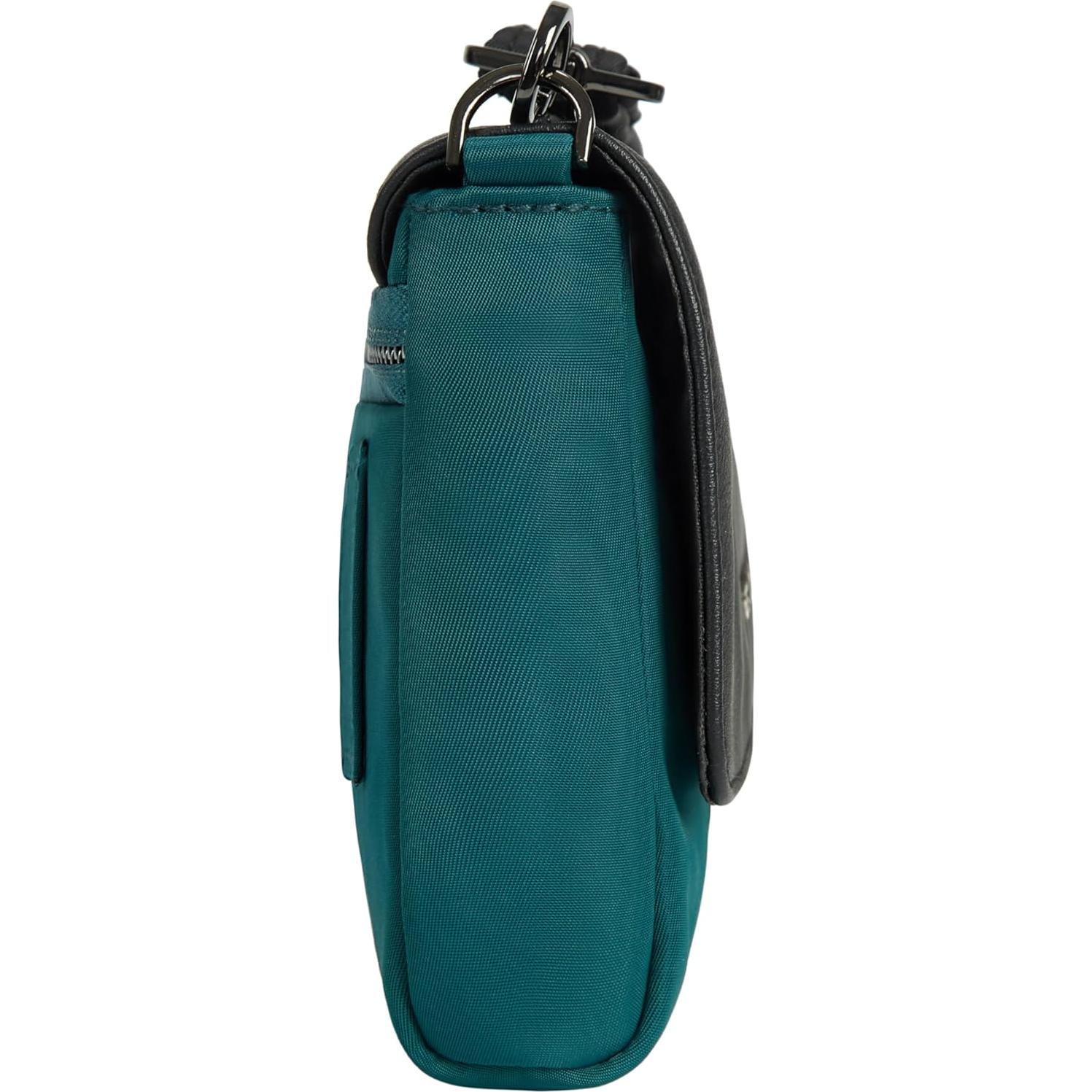 Bolso Cruzado Anti-Robo Travelon Addison Verde Pino