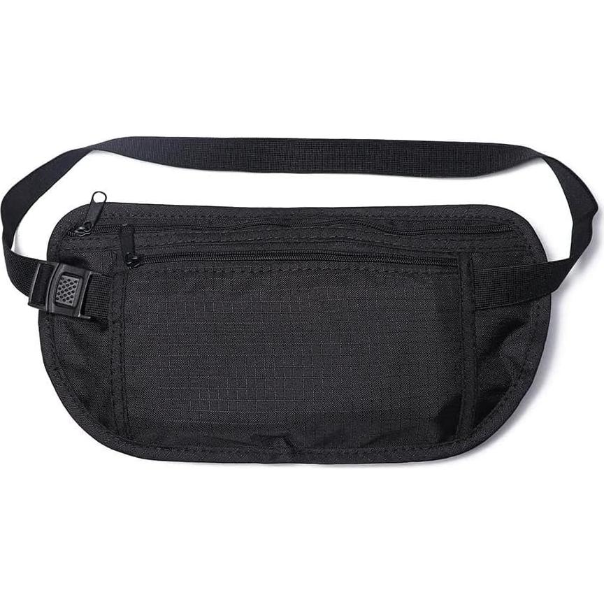 Cinturón de Dinero de Viaje Gofidin 2 Pack Nylon Ajustable