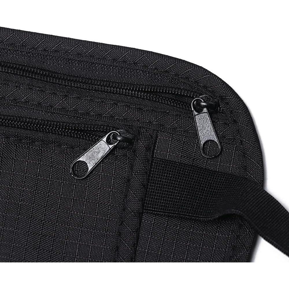 Cinturón de Dinero de Viaje Gofidin 2 Pack Nylon Ajustable