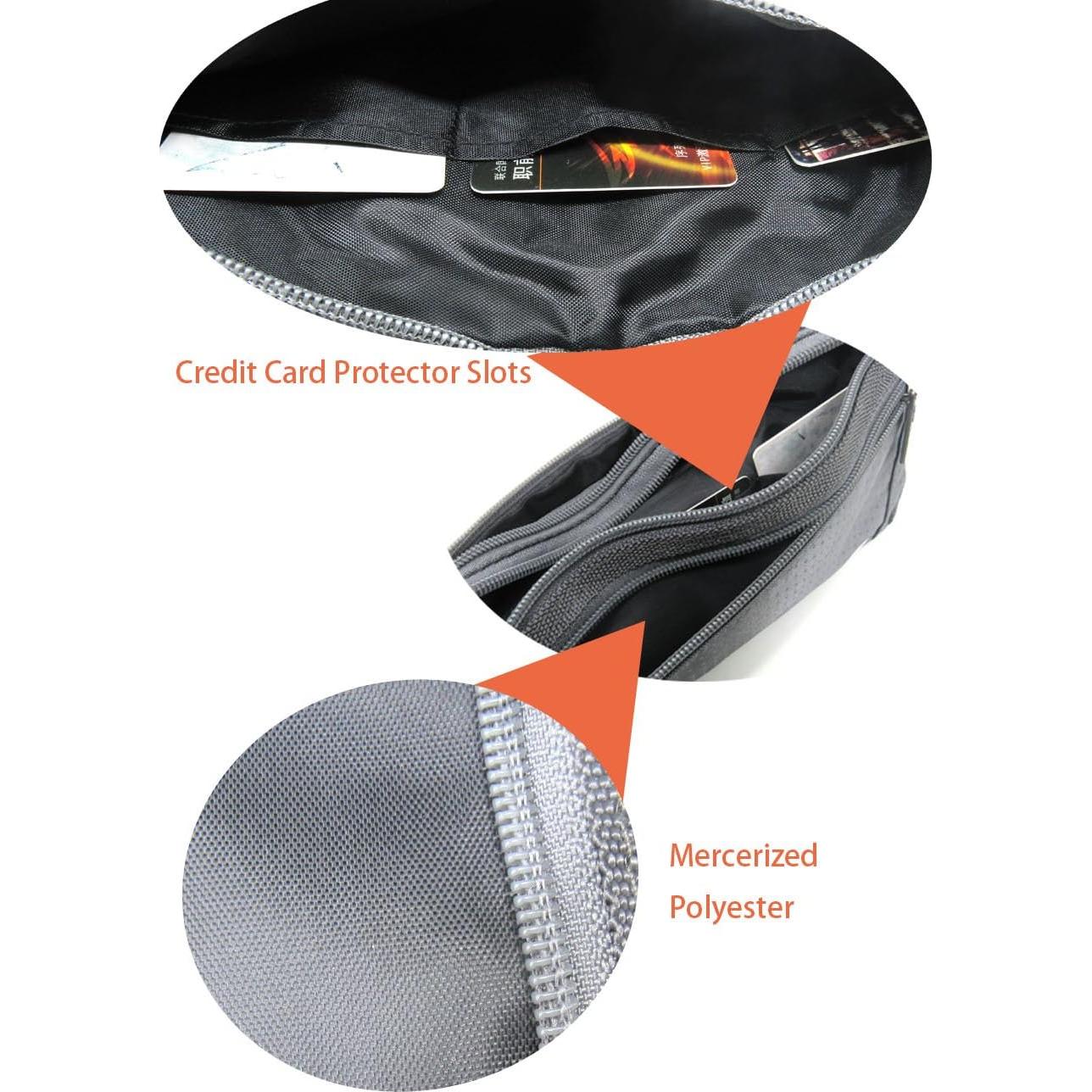 Bolsa Cinturón Impermeable Naoki para Corredores Gris Oscuro