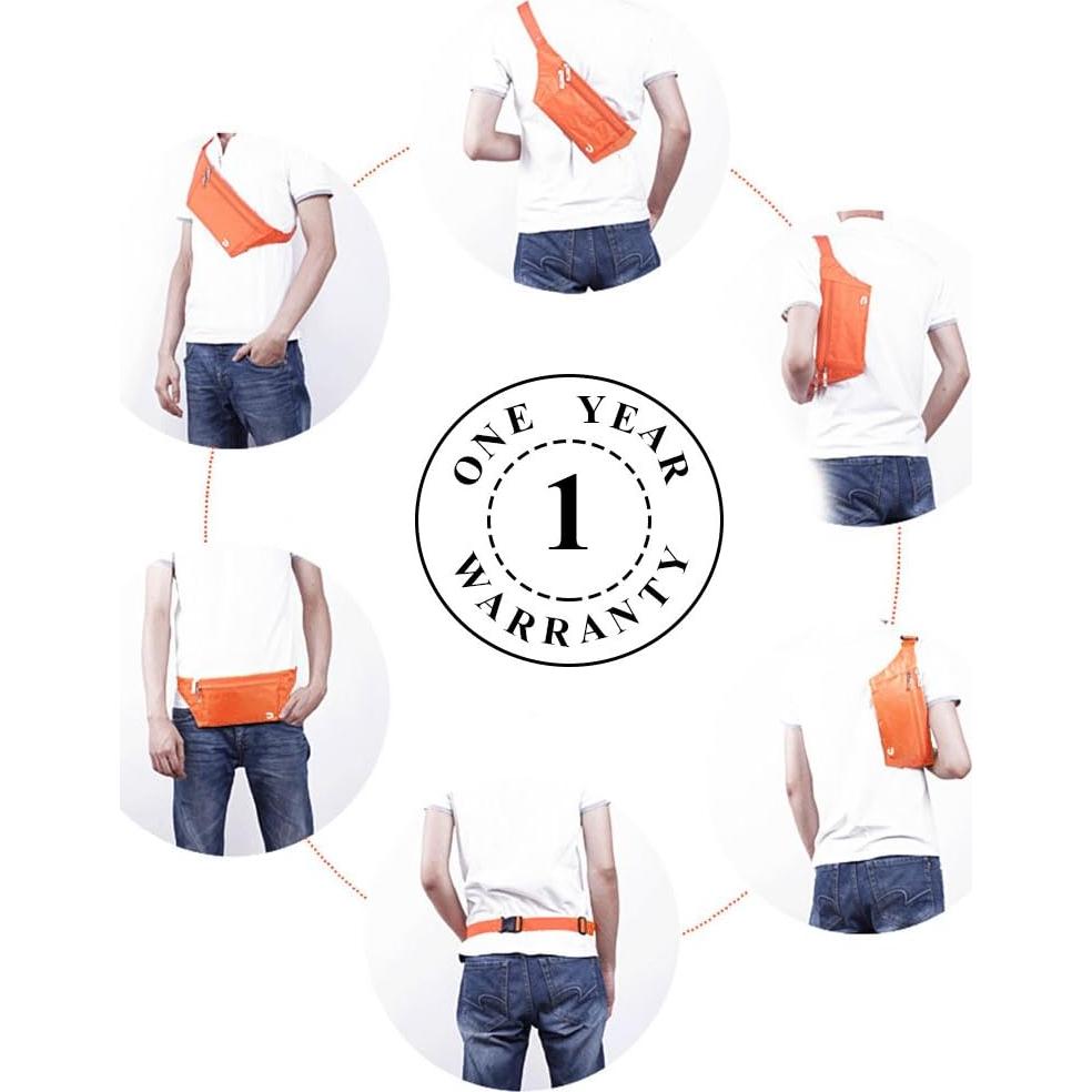 Bolsa Cinturón Impermeable Naoki para Corredores Gris Oscuro