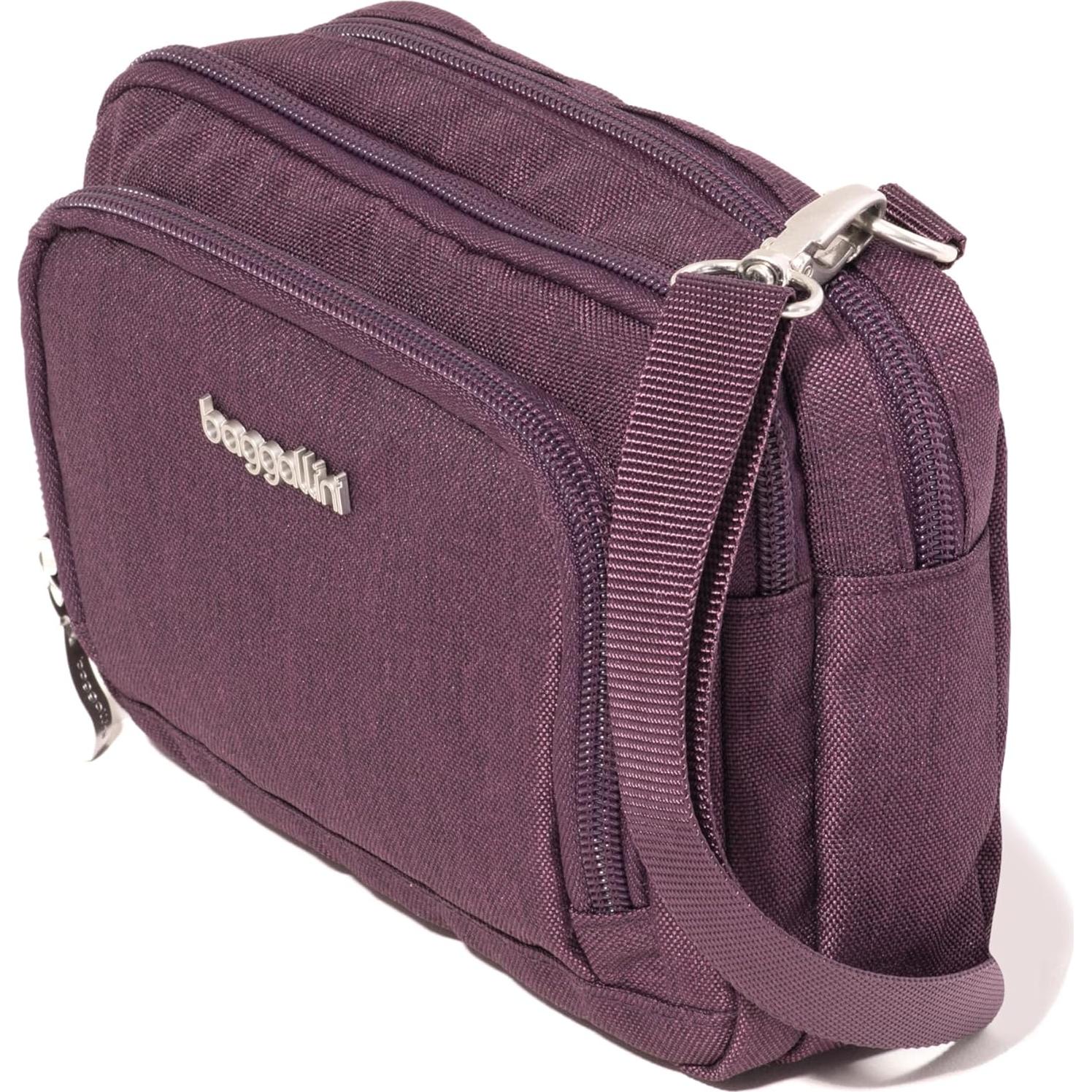 Bolso Cruzado Baggallini Trifecta RFID 20x15cm Mujeres