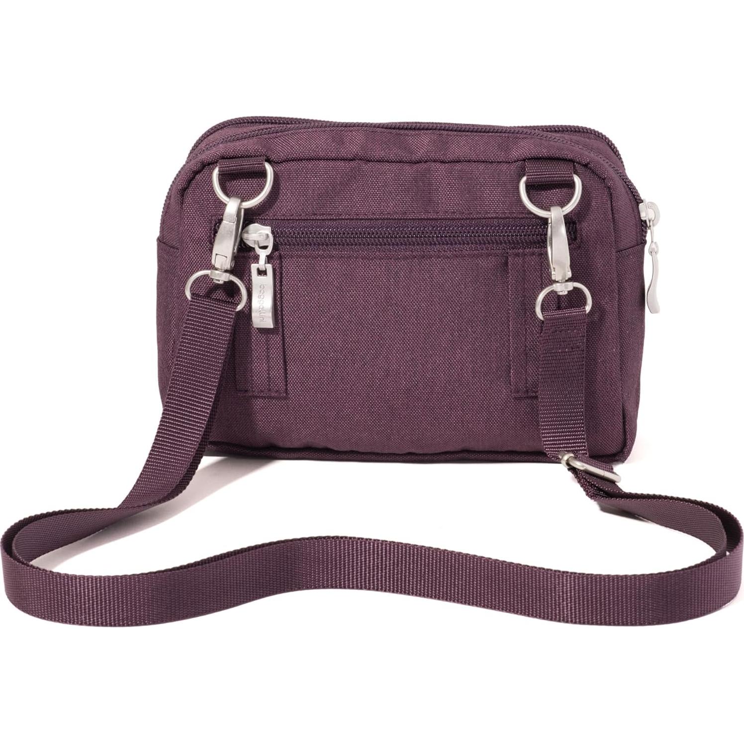 Bolso Cruzado Baggallini Trifecta RFID 20x15cm Mujeres