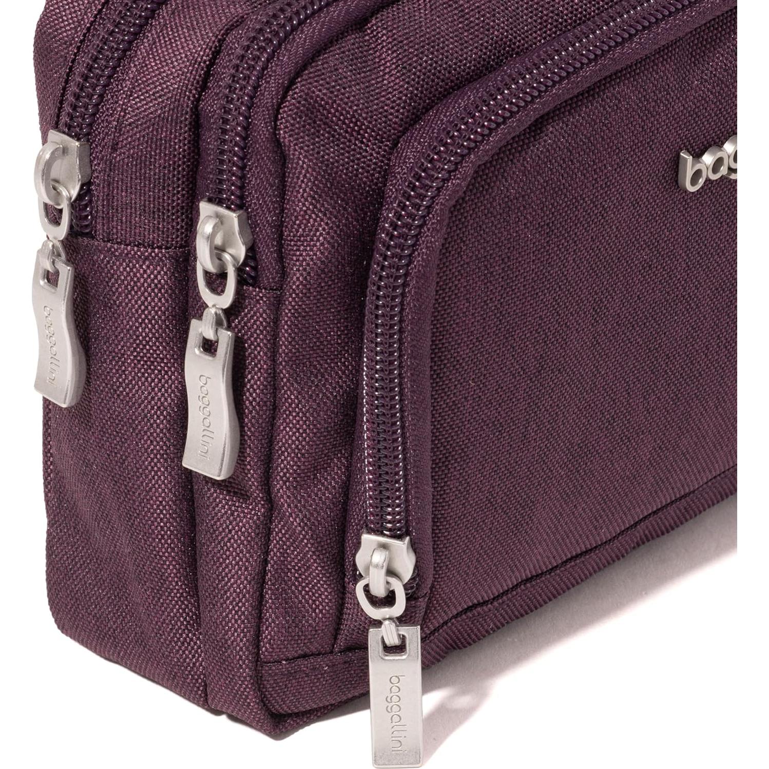 Bolso Cruzado Baggallini Trifecta RFID 20x15cm Mujeres