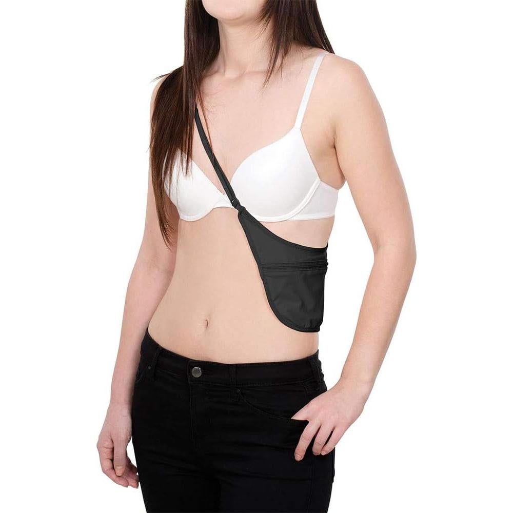 Funda Antirrobo Secreta Pacsafe S80 Rosa Orquídea 26.67x12.7cm