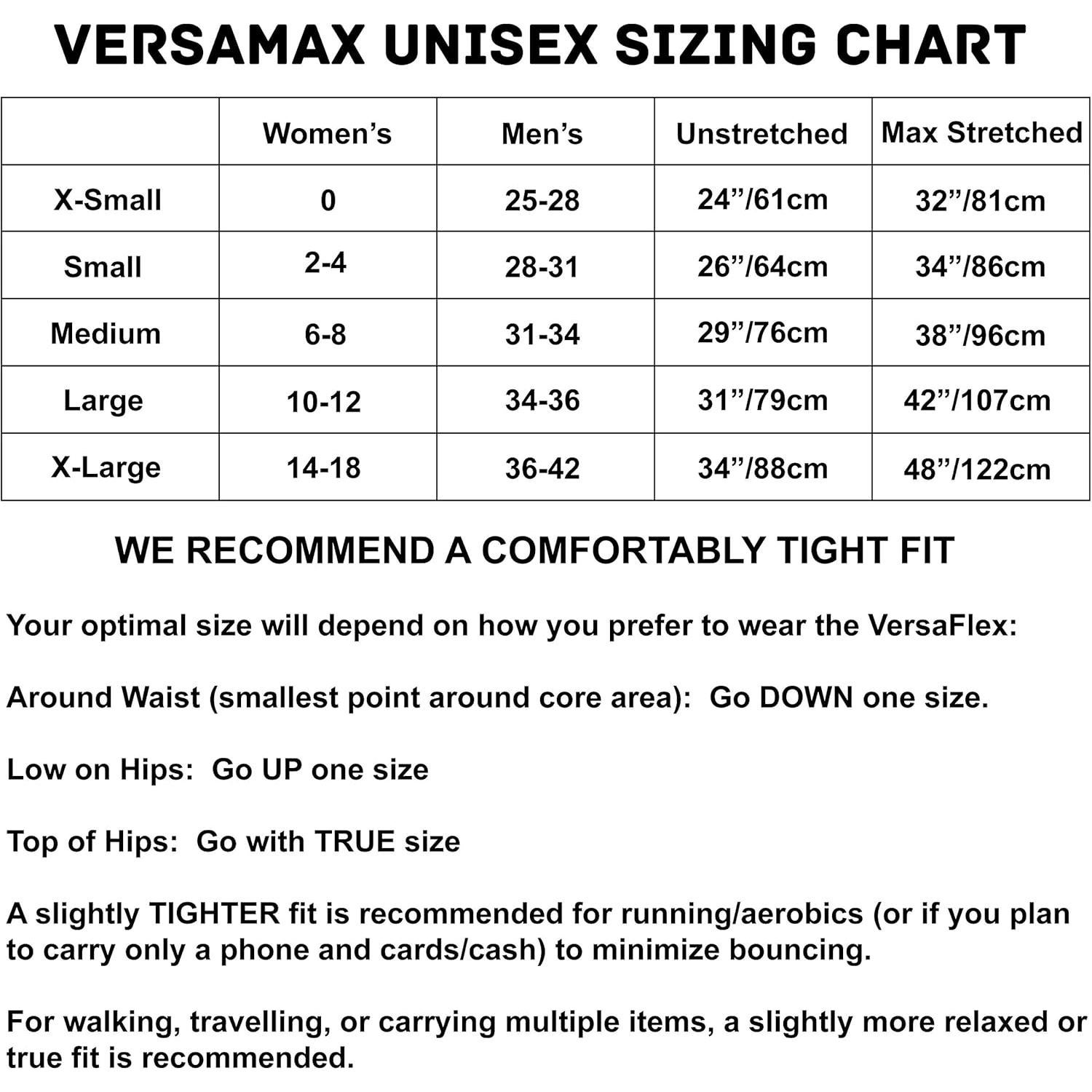 Cinturón de Correr Sporteer VersaMax Negro Mediano