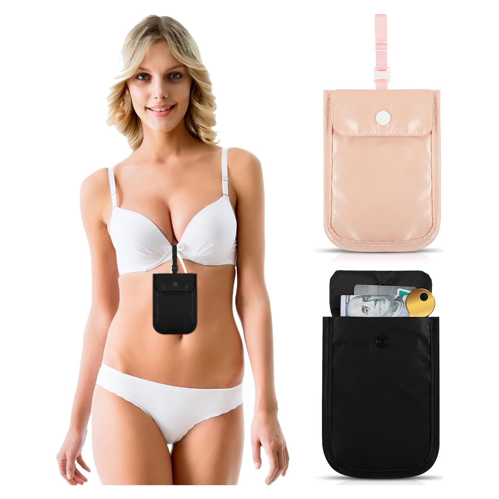 Cartera Oculta de Viaje Saintrygo para Sujetadores - 2 Piezas