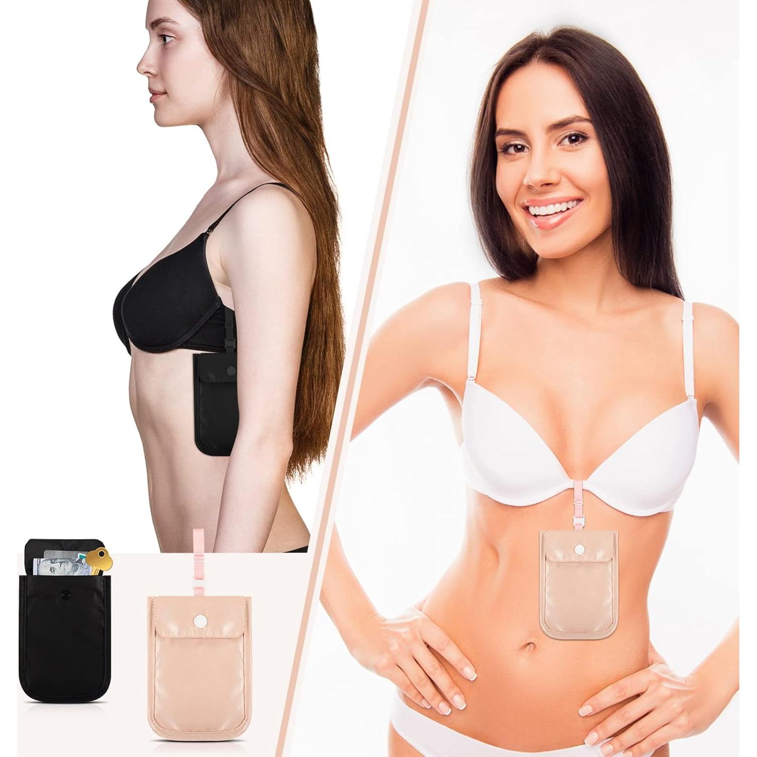 Cartera Oculta de Viaje Saintrygo para Sujetadores - 2 Piezas