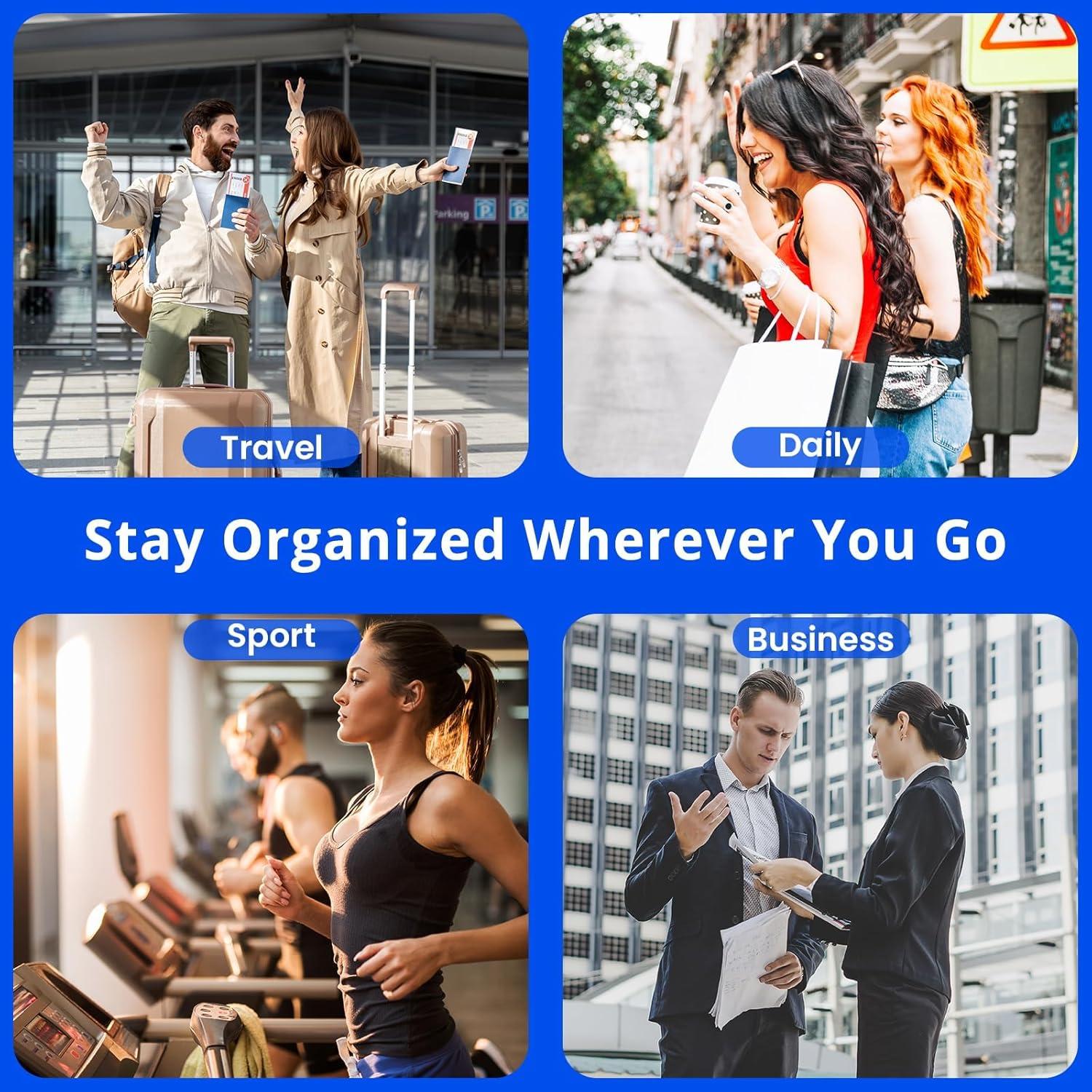 Billetera de Cuello BAGSVIEWER con Bloqueo RFID Impermeable