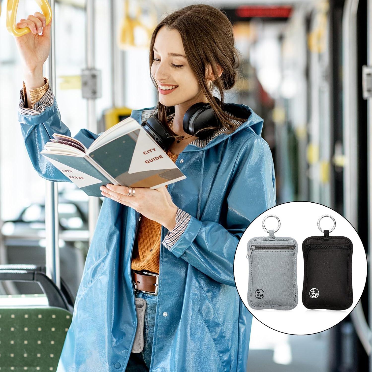 Bolsa de Almacenamiento Antirrobo RFID Paterr - 2 Pcs