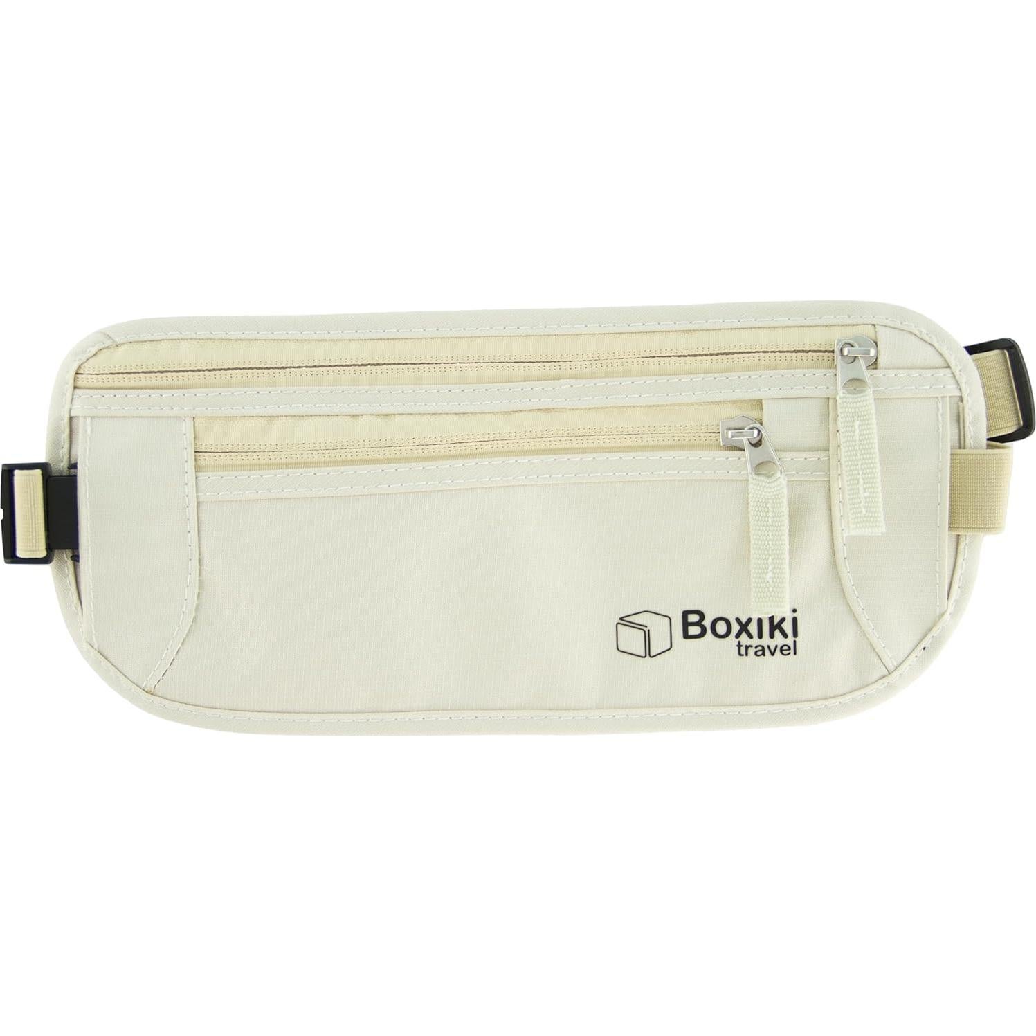 Cinturón de Dinero Boxiki Travel con Protección RFID Unisex