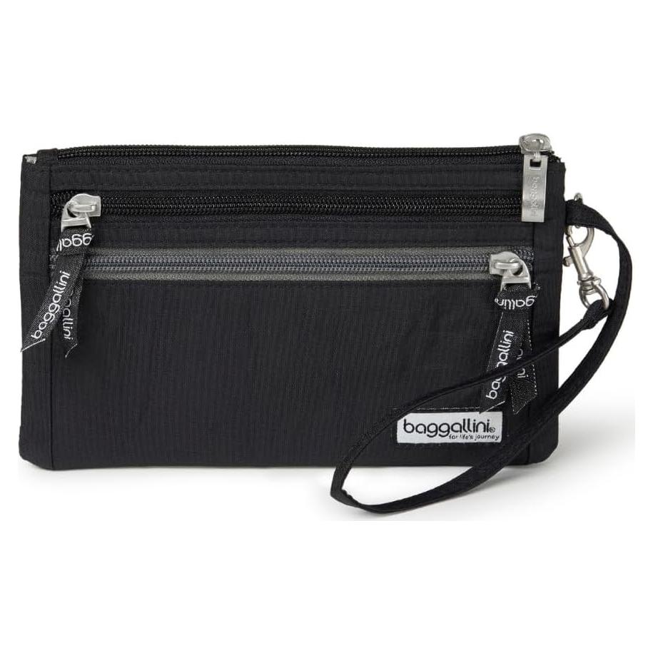 Organizador de Moneda Antirrobo Baggallini Negro 20.3x10.8 cm