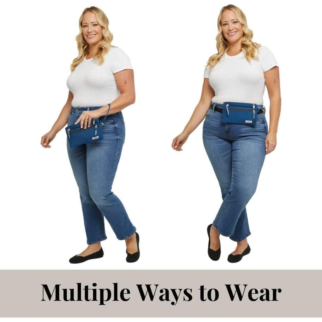 Organizador de Moneda Antirrobo Baggallini Negro 20.3x10.8 cm