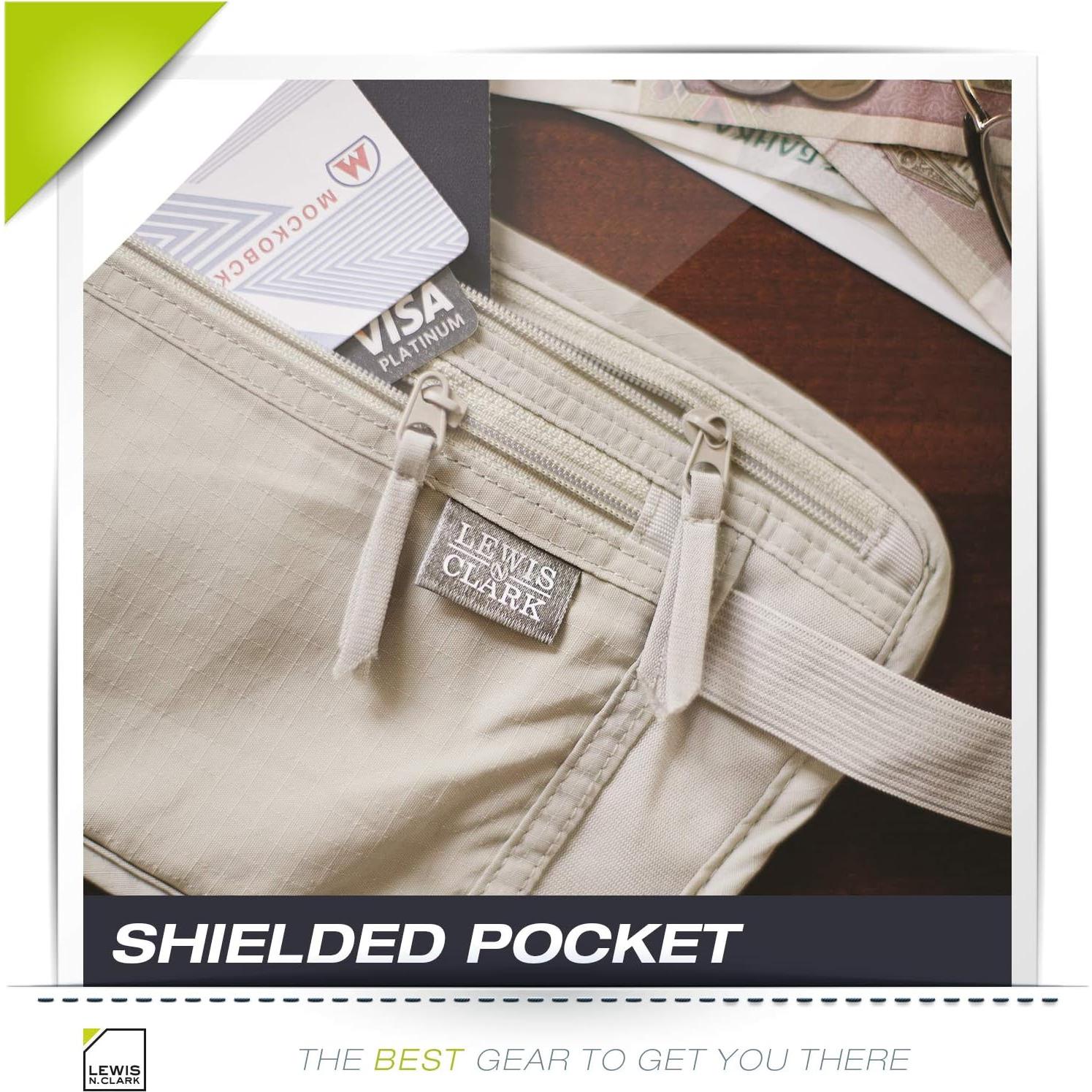 Billetera Antirrobo Lewis N. Clark con Bloqueo RFID Unisex