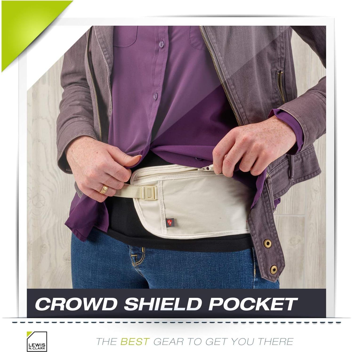 Billetera Antirrobo Lewis N. Clark con Bloqueo RFID Unisex