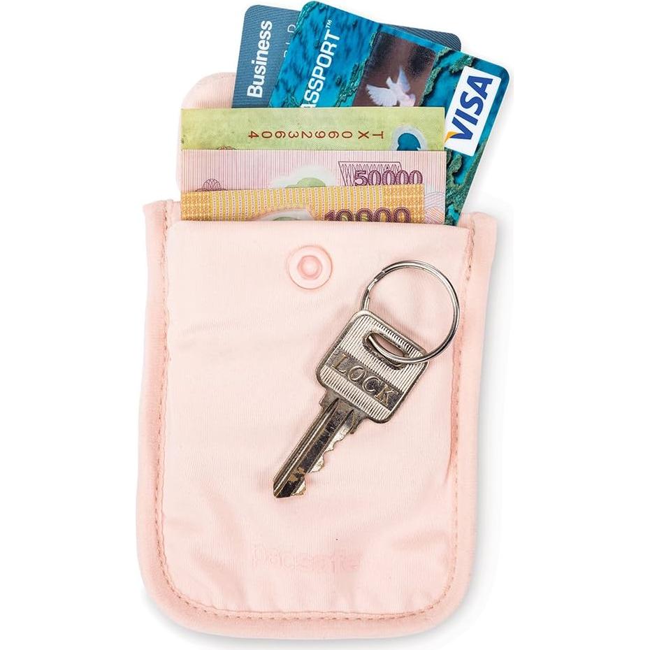 Bolsa Oculta Antirrobo Pacsafe Coversafe S25 Rosa Orquídea