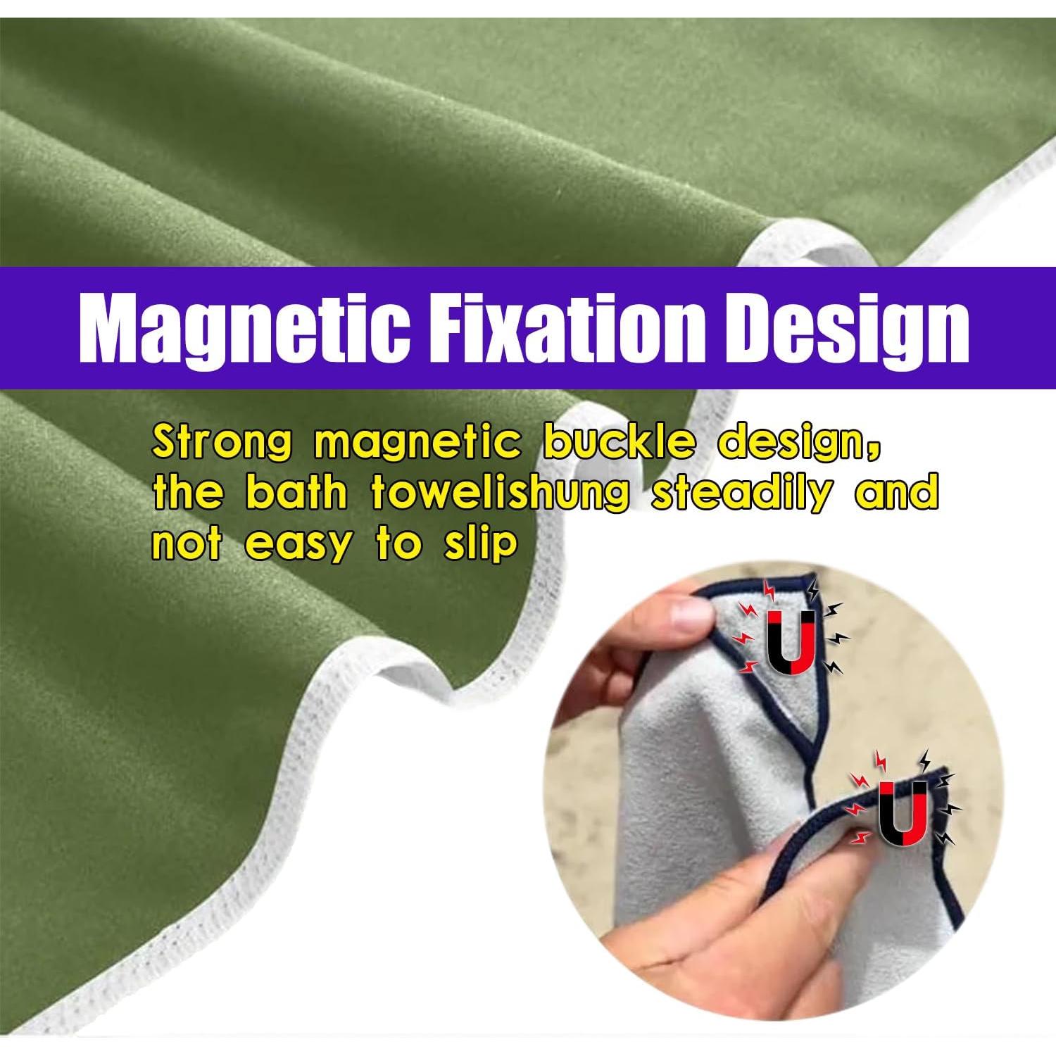 Toalla de Baño Magnética Wuquar 190.5x88.9cm Secado Rápido
